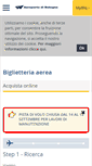 Mobile Screenshot of booking.bologna-airport.it